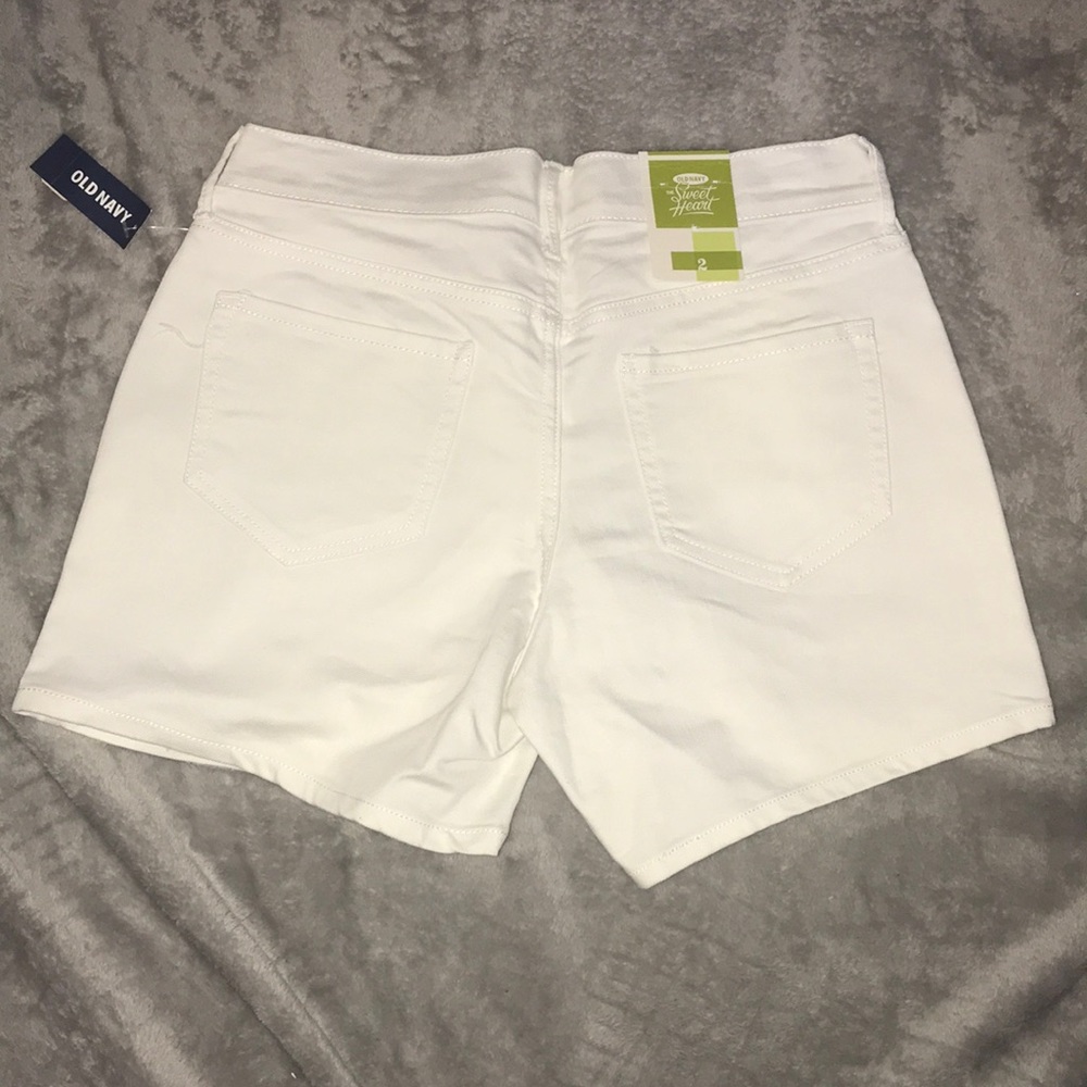 NWT The Sweetheart denim white shorts